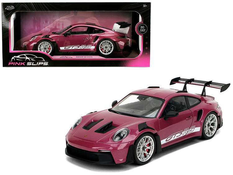 Jada 36469 Pink Slips Porsche 911 GT3 RS 1:18 Metallic Red Violet
