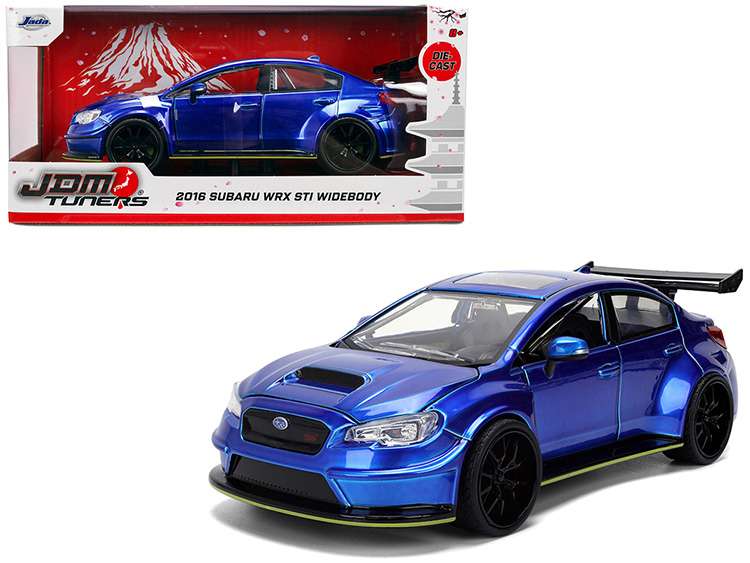 Jada 37491 JDM Tuners 2016 Subaru WRX STI Widebody 1:24 Blue