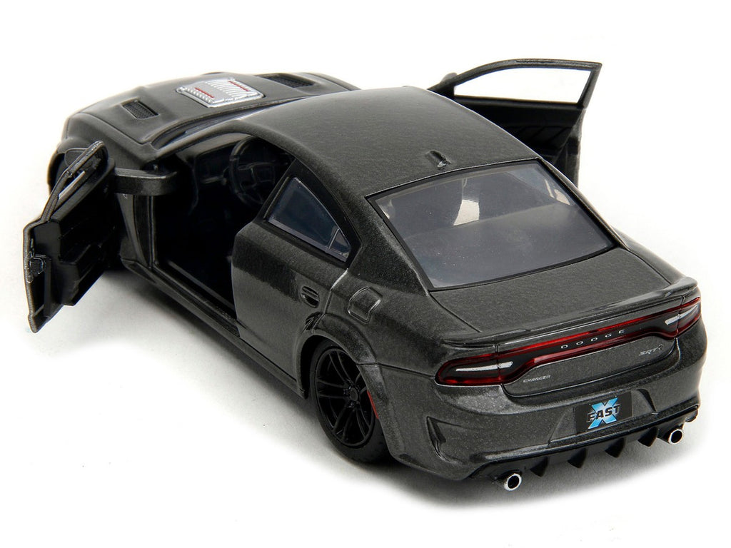 Jada 34473 25th Years Fast & Furious X 2021 Dodge Charger SRT Hellcat 1:32 Grey