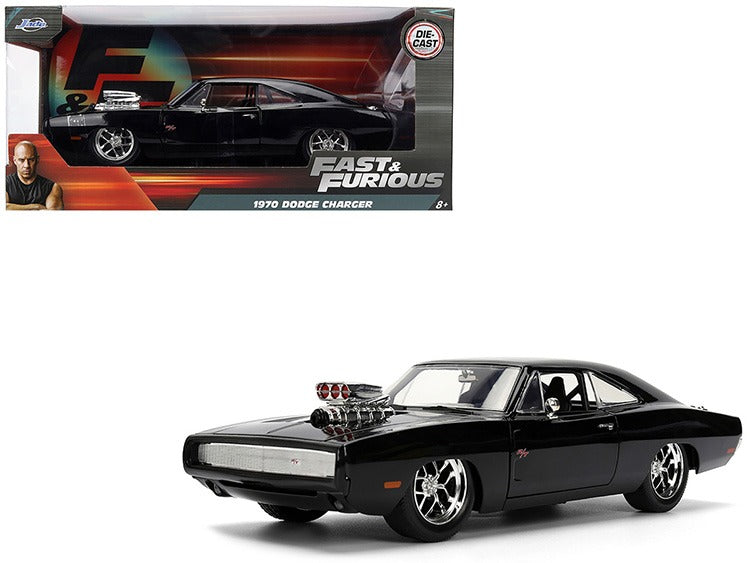 Jada 35423 Fast & Furious Dom’s 1970 Dodge Charger R/T 1:24 Black