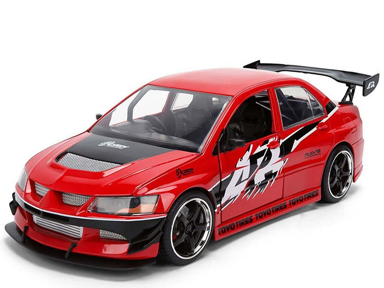 Jada 36208 25 Years of Fast & Furious Sean’s Mitsubishi Lancer IX 1:24 Red