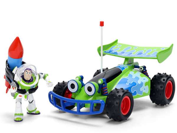 Jada 36250 Disney Pixar Toy Story Buzz Lightyear and RC Turbo Buggy 1:24
