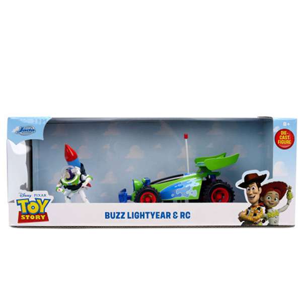 Jada 36250 Disney Pixar Toy Story Buzz Lightyear and RC Turbo Buggy 1:24