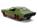 Jada 36393 Fast & Furious 25 Year 1973 Chevrolet Camaro 1:32 Drity Matte Green