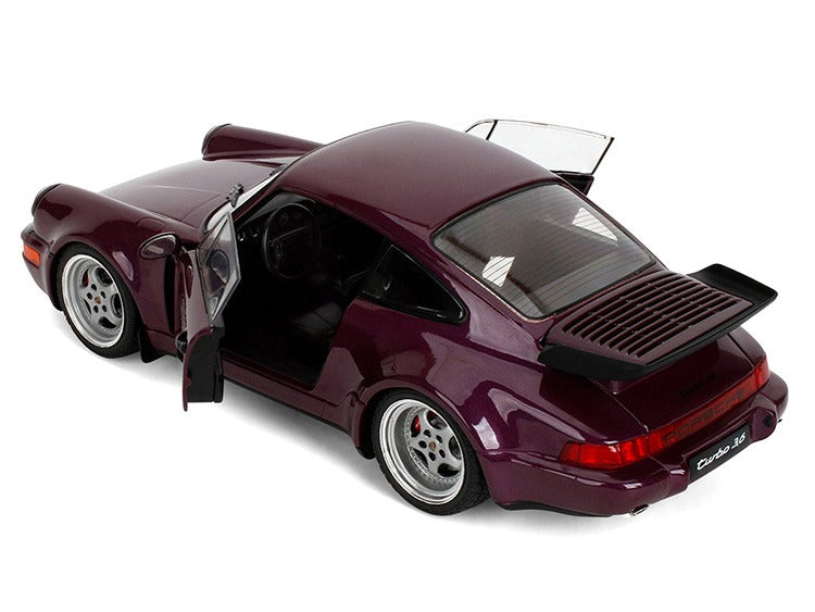 Jada 36466 Pink Slpis Porsche 911 3.6 Turbo 1:18 Purple Metallic