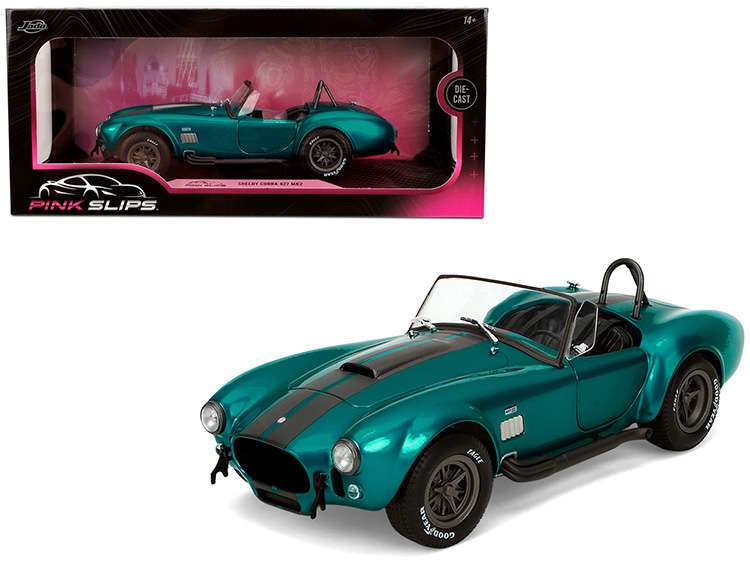Jada 36467 Pink Slips Shelby Cobra 427 MKII 1:18 Teal