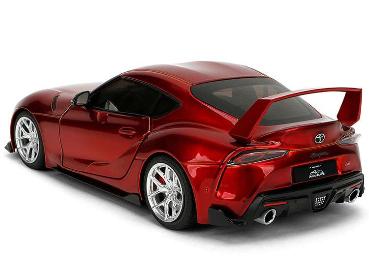Jada 36468 Pink Slips Toyota GR Supra 1:18 Red Metallic