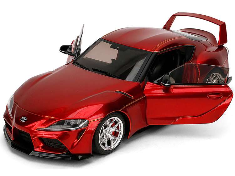 Jada 36468 Pink Slips Toyota GR Supra 1:18 Red Metallic