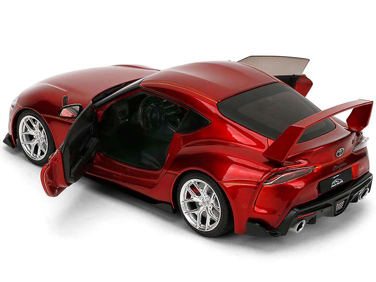 Jada 36468 Pink Slips Toyota GR Supra 1:18 Red Metallic