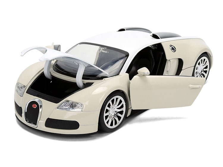 Jada 36476 25 Years Fast & Furious 2011 Bugatti Veyron 1:24 White / Tan