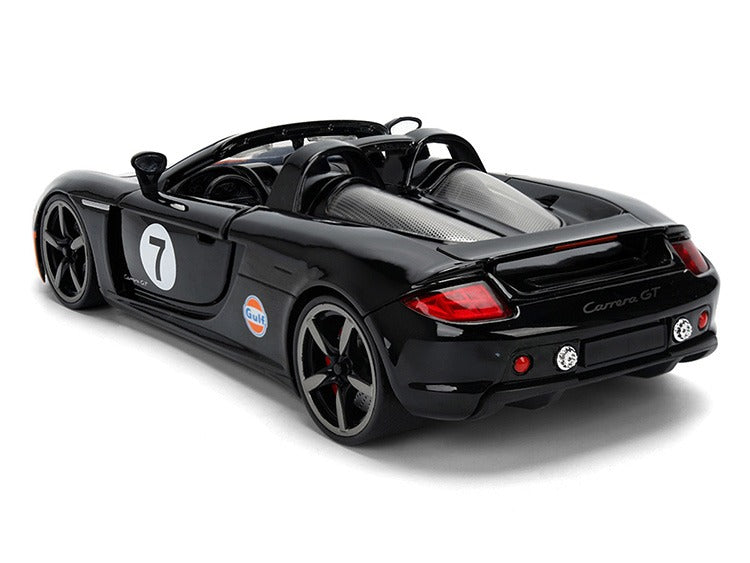 Jada 36487 Hyper Spec Porsche Carrera GT #7 Gulf 1:24 Black / Orange
