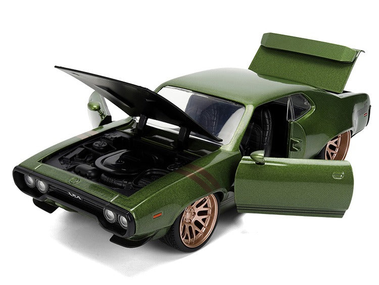 Jada 36617 Bigtime Muscle 1972 Plymouth GTX 1:24 Dark Green