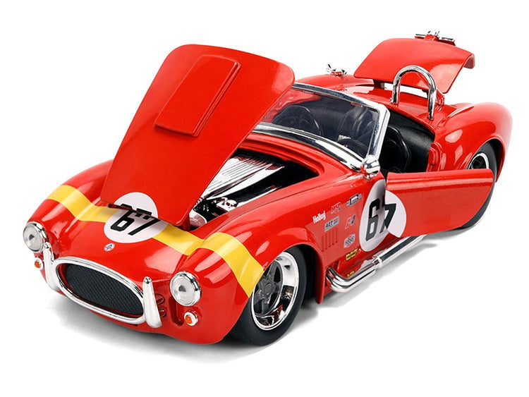 Jada 36629 Bigtime Muscle 1965 Shelby Cobra 427 S/C #67 1:24 Red