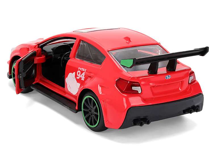 Jada 37024 Classic Sonic the Hedgehog 2016 Subaru WRX STI Knuckles 1:32 Red