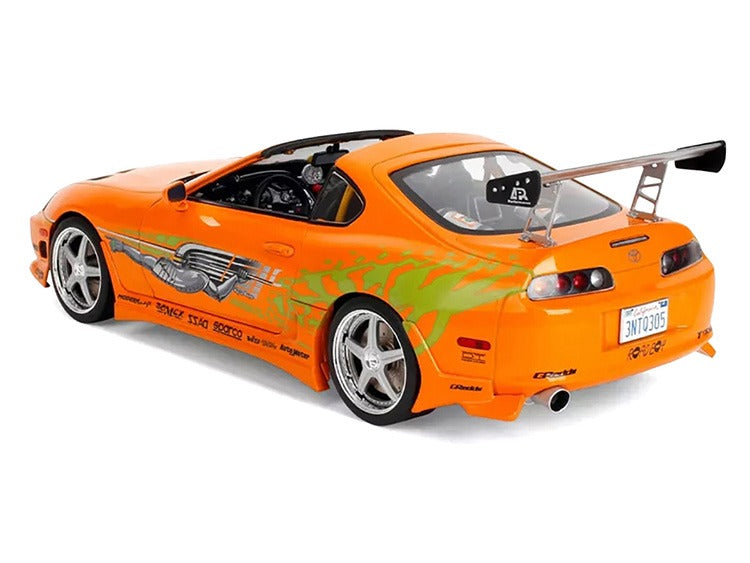 Jada 37770 25 Years Fast & Furious Brian’s 1993 Toyota Supra 1:18 Orange