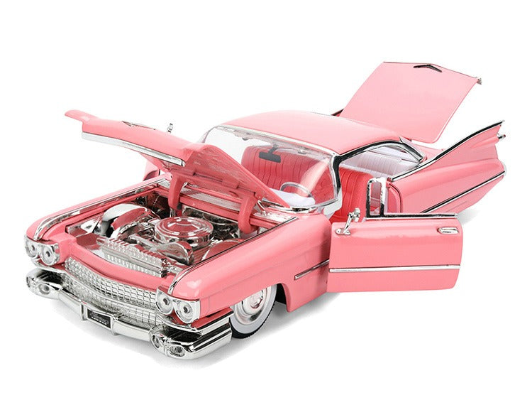 Jada 38004 Showroom Floor 1959 Cadillac Coupe Deville 1:24 Pink