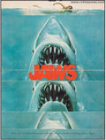 Jaws Poster Original SUPER RARE Vintage Teaser/Sound Track Movie Poster