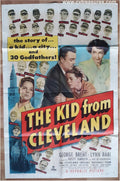 Kid From Cleveland Original Vintage One Sheet movie poster non-linen