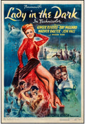 Ginger Rogers Original Authentic Vintage Movie Theater Poster LADY IN THE DARK 1944