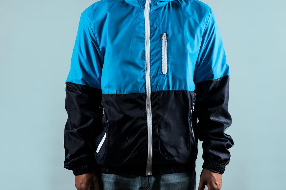 Blue Zip-Up Jacket