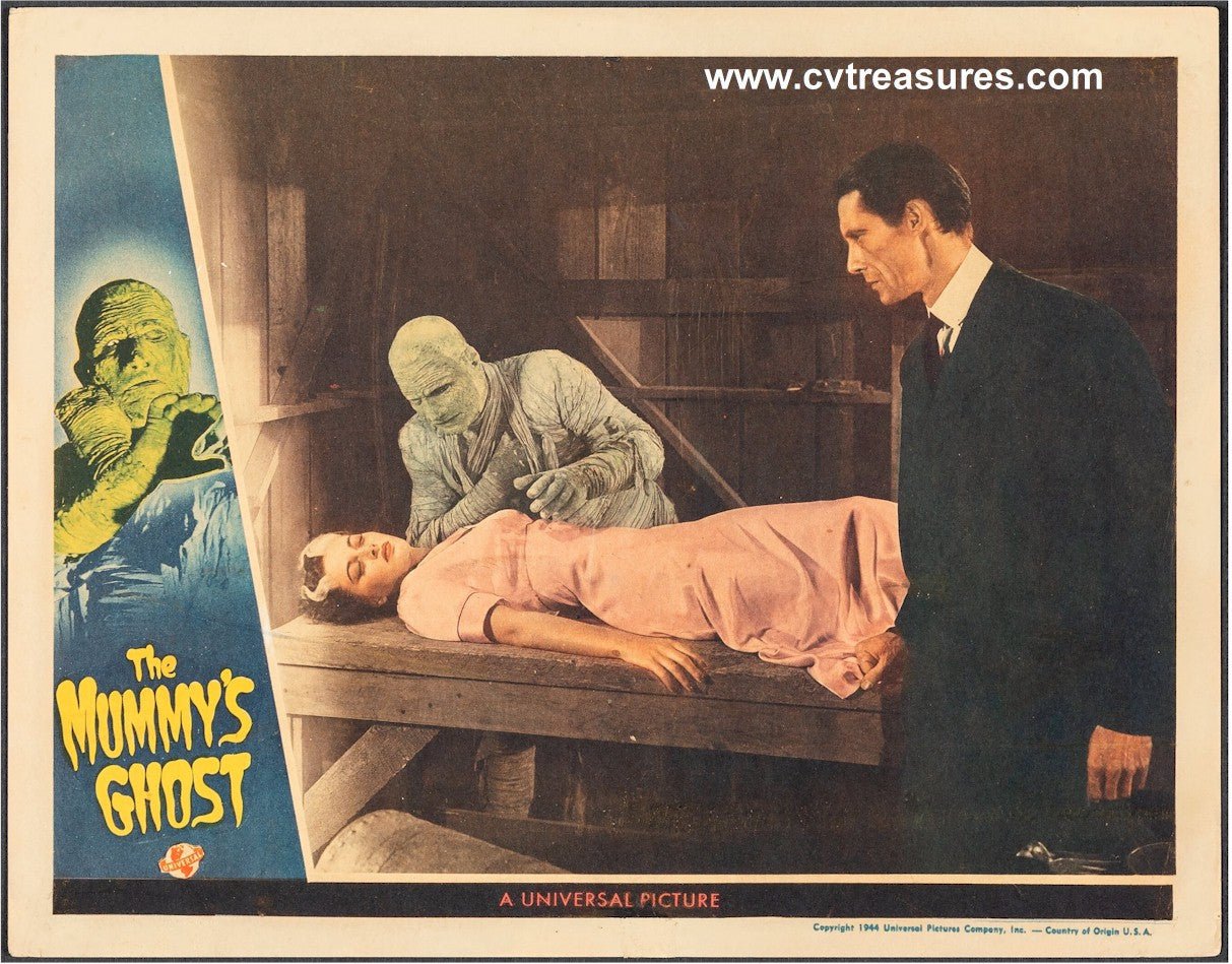 Mummys Ghost Vintage Lobby Card Movie Poster Lon Chaney