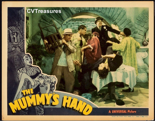 Mummys Hand Original Vintage Universal Horror Lobby Card Movie Poster Starring Tom Tyler