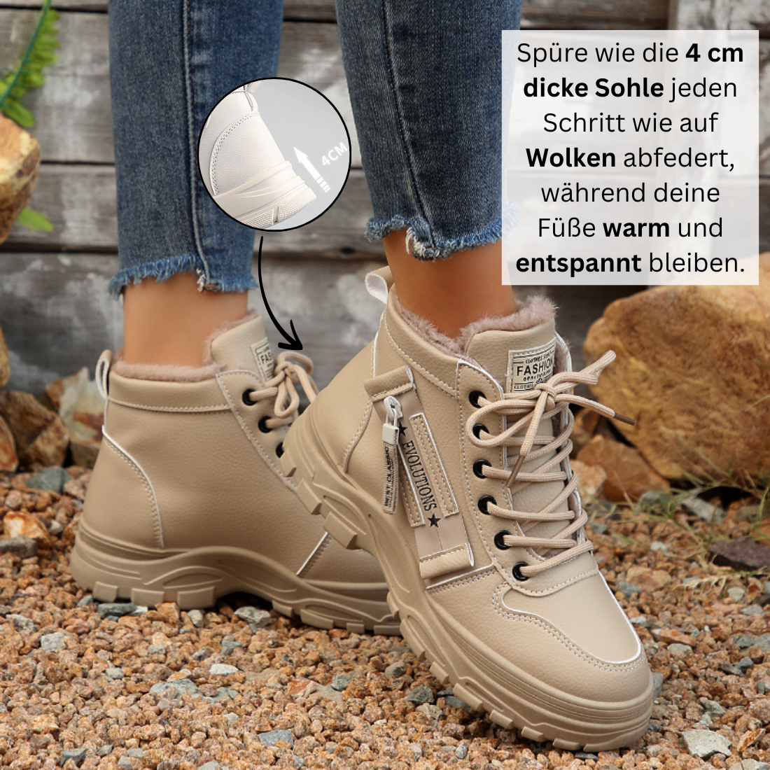 Nordic Comfort - trendy orthopedic winter boots