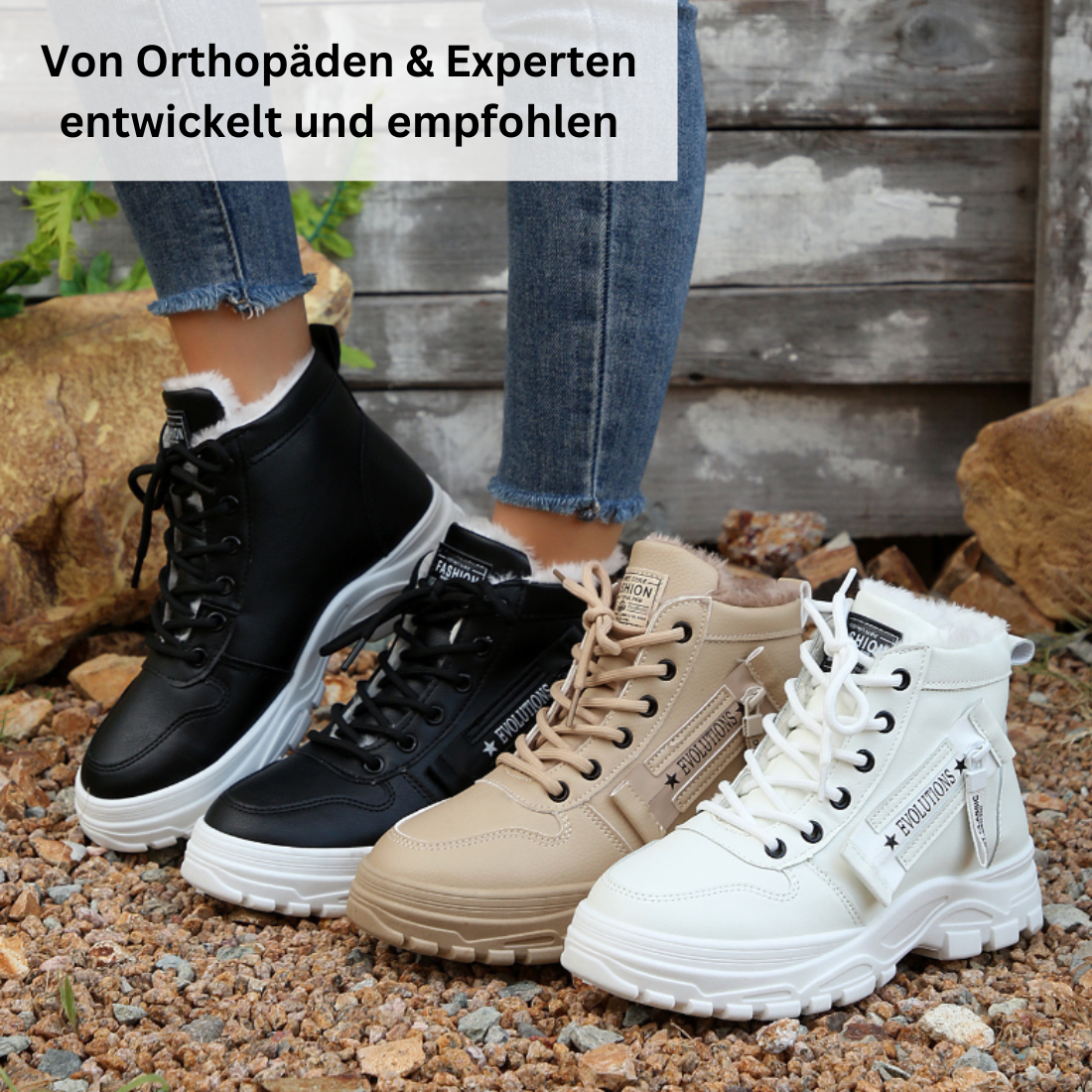 Nordic Comfort - trendy orthopedic winter boots