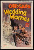 Our Gang in Wedding Worries Original Authentic Vintage One Sheet Movie Theater Poster
