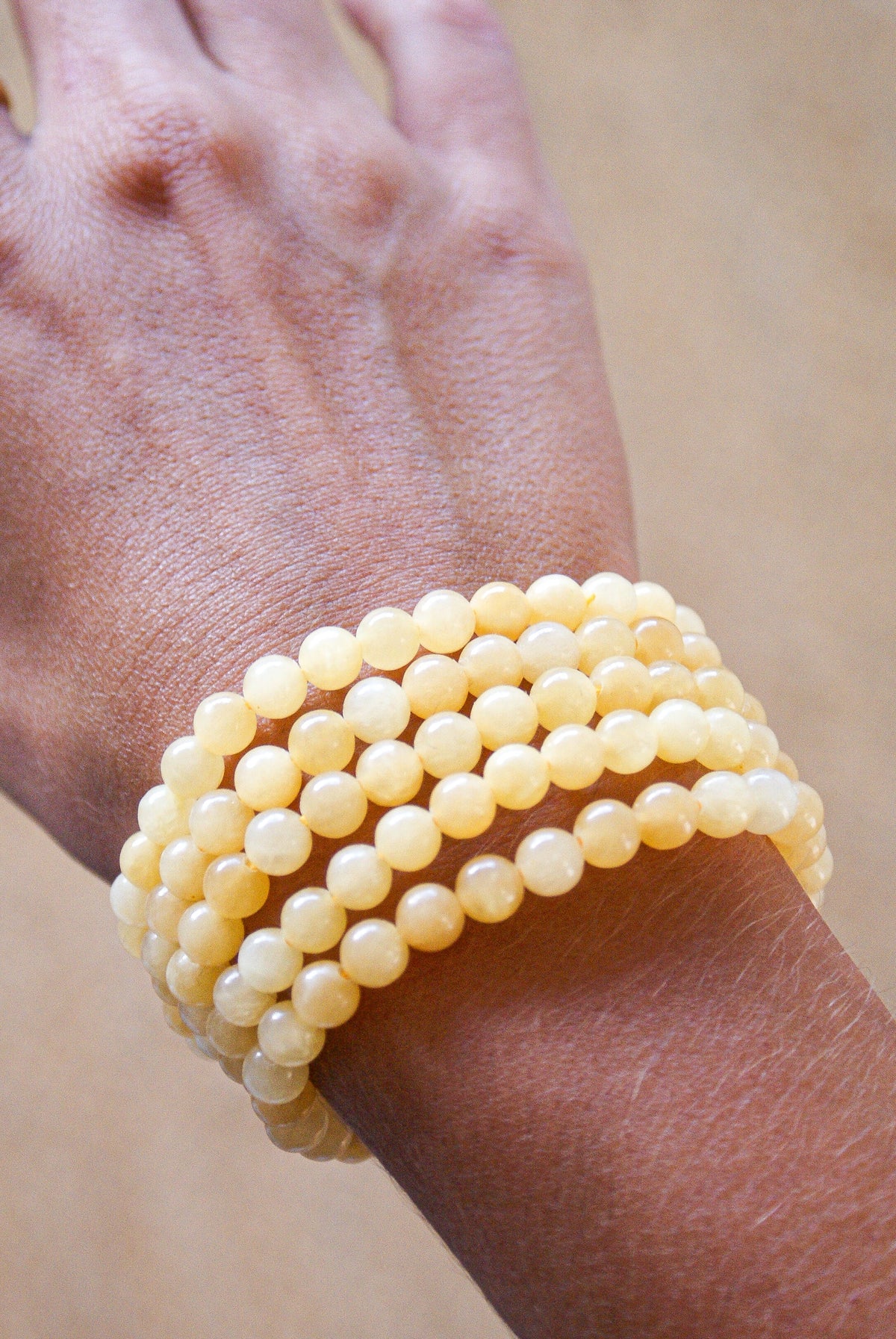 PULSERA DE CALCITA AMARILLA