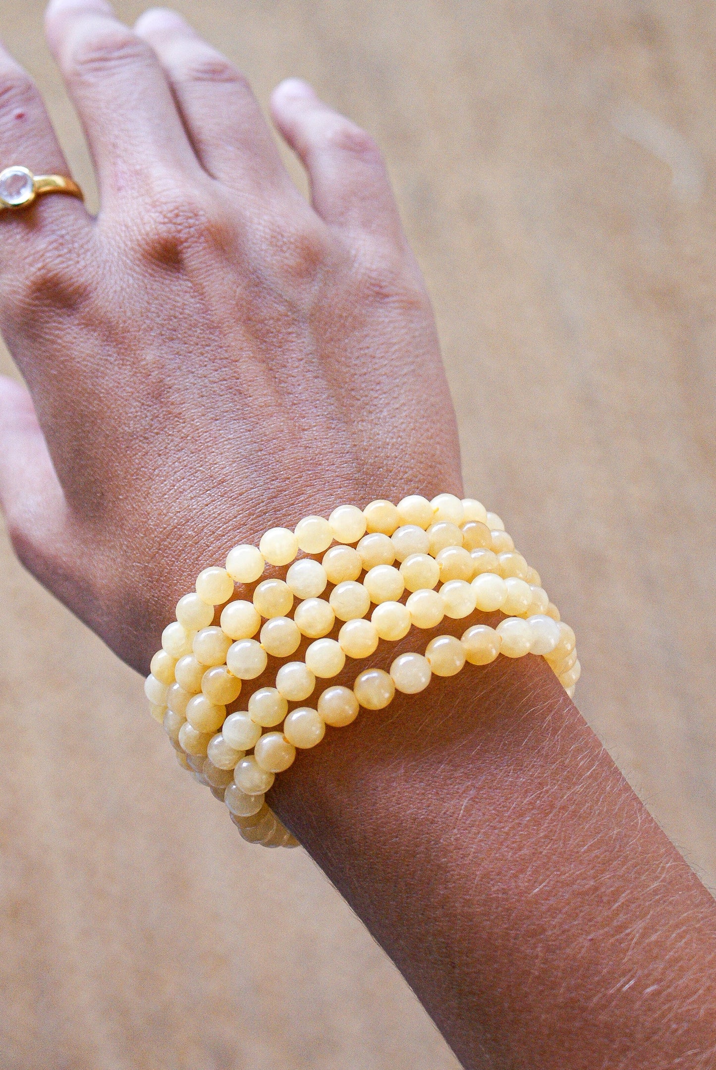 PULSERA DE CALCITA AMARILLA