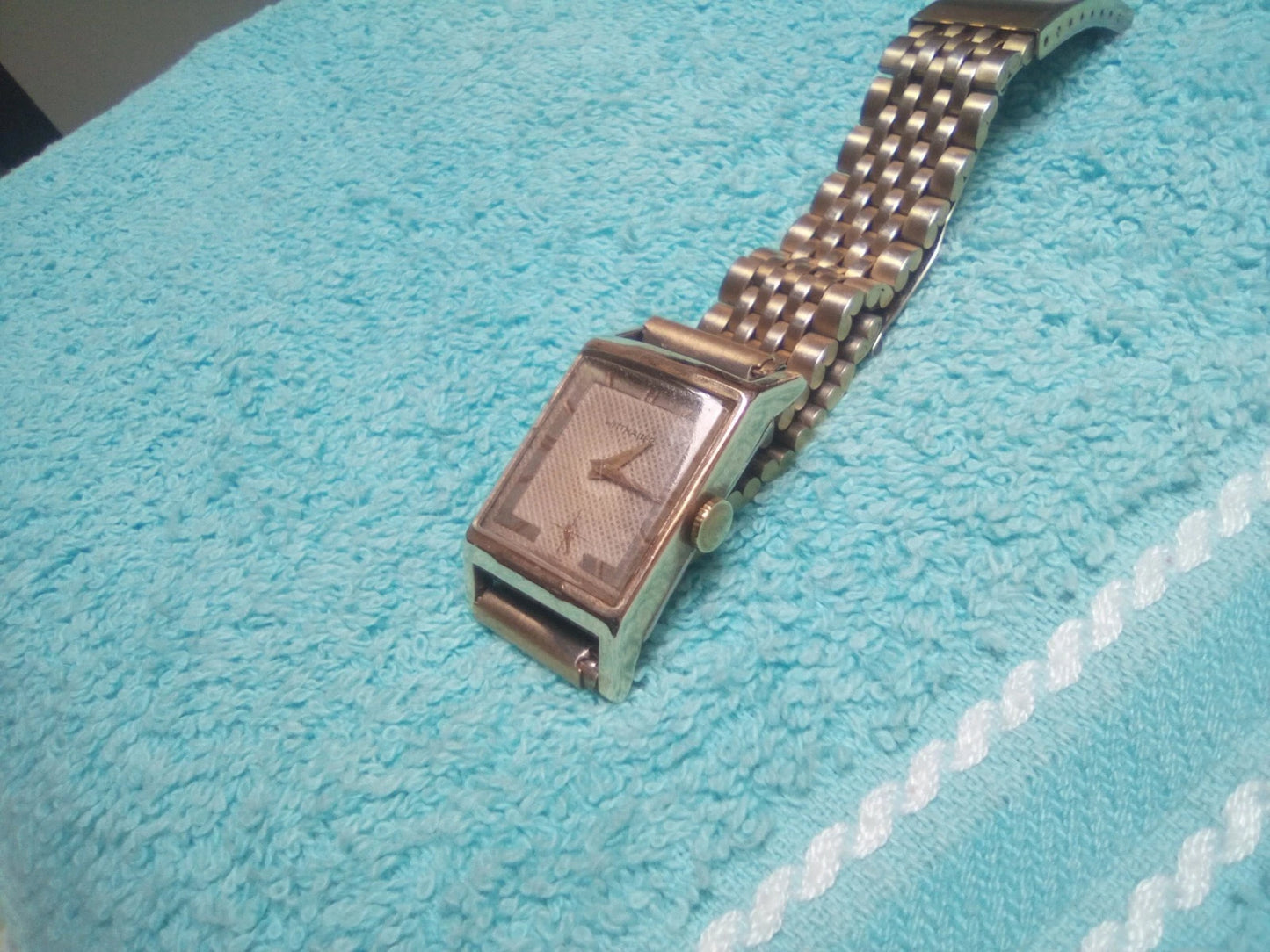 Wittnauer Watch Men's Vintage Art Deco  17j Swiss 10k GF Case FREE SHIPPING