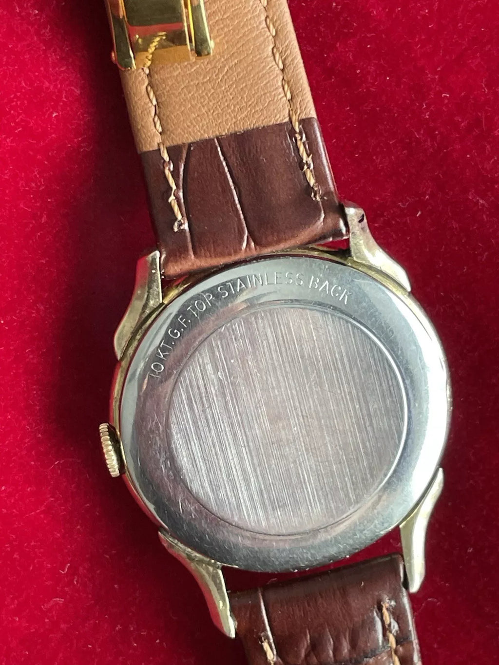 Wittnauer 10K Gold-Filled Vintage Watch: Men's, New Crystal & Strap.