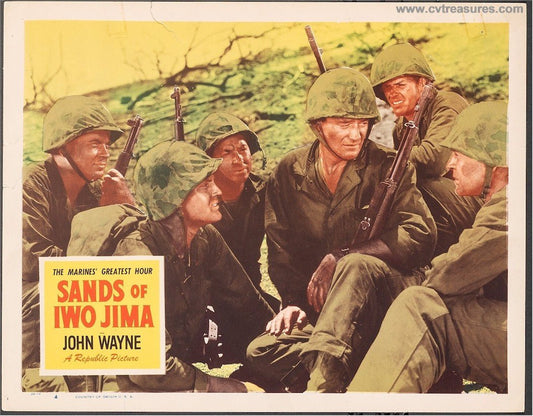 Sands of Iwo Jim Vintage Lobby Card Movie Poster John Wayne 2