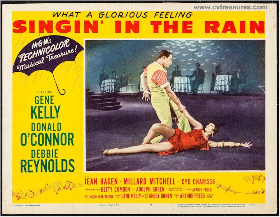 Singin in the Rain Original Vintage Lobby Card Movie Poster
