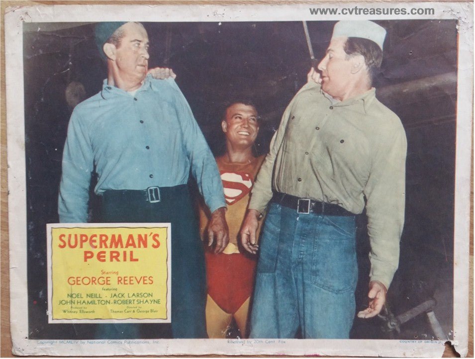 Supermans Peril George Reeves, lobby card, 1954