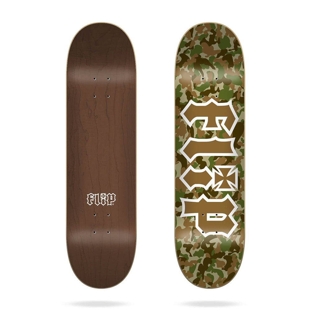 Team Combat Brown 8.0&Prime;x31.50&Prime; Flip Deck