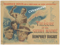 TREASURE OF THE SIERRA MADRE Vintage Movie Poster Title Lobby Card  HUMPHREY BOGART 1948