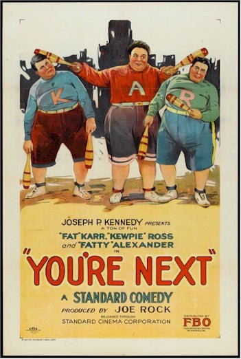 Youre Next original vintage movie poster 1927
