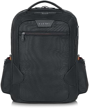 Everki Studio Sac à dos pour ordinateur portable jusqu'à 14,1" / MacBook Pro 15" avec système de protection des coins intégré, rabat trolley et autres fonctionnalités de haute qualité