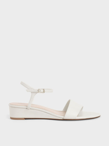 Asymmetric Wedge Sandals