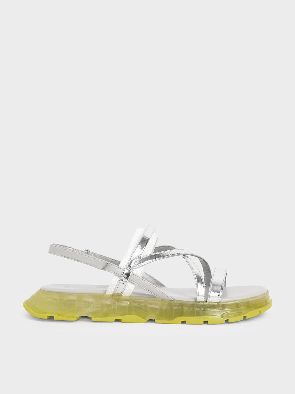 Grosgrain Strappy Flatform Sandals